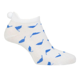 CHAUSSETTES DE GOLF GLENMUIR FEMME EUGENIE FLAG BLANC
